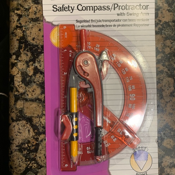 New protractor with compass - Picture 2 of 2